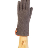 Guante lana y cashmere visón