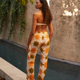 Pantalón Flare Tie Dye Green