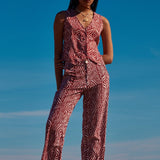 Pantalón estampado animal