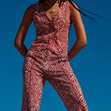 Pantalón estampado animal