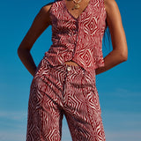 Pantalón estampado animal