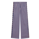 Pantalón Stripes Azul Bordado