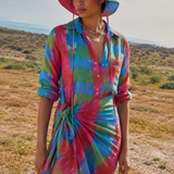 Paréo tie-dye Madras