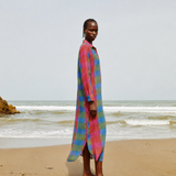 Vestido Patmos Tie-dye Madras