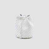 Bolso Pompom Charm White