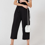 Bolso Pompom Charm White