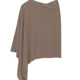 Poncho Cashmere Ava Marrón Leña