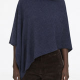 Poncho Cashmere Ava Azul Medio