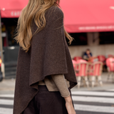Poncho Cashmere Marrón