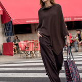 Poncho Cashmere Marrón