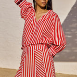 Ruby Stripes Blouse