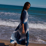 Vestido Alima Tie Dye Azul