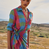 Paréo tie-dye Madras