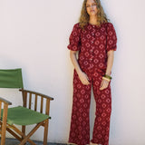 Blusa Anafati Burdeos