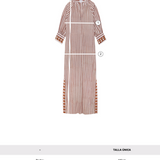 Túnica Larga Bordada