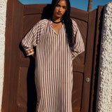 Túnica Larga Bordada