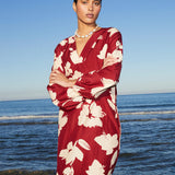 Túnica Seda Granate