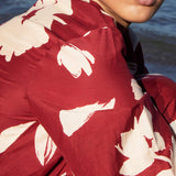 Túnica Seda Granate