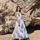 Vestido Halter Paisley