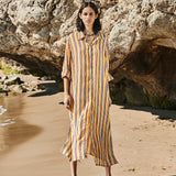 Vestido Patmos Stripes Amarillo