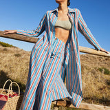 Vestido Patmos Stripes Azul