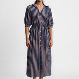 Vestido Capri Stripes Bordado