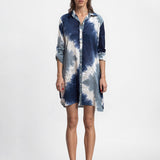 Camisero Corto Tie Dye Azul