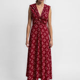 Vestido Rodas Burdeos