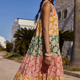 Maxi Vestido paneles Iris