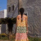 Maxi Vestido paneles Iris