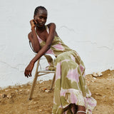 Vestido Halter Tie Dye