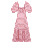 Vestido Cutouts Rosa