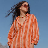 Andros Orange Stripes Dress