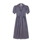 Vestido Capri Stripes Bordado