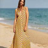 Vestido Tilos Stripes Amarillo