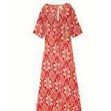 Vestido Midi Rina Ikat