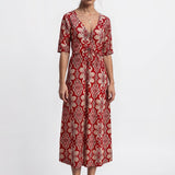 Vestido Midi Rina Ikat