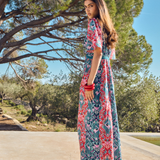 Vestido Bicolor Grues