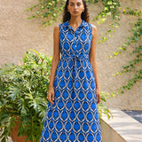 Vestido Lazadas Granada Azul