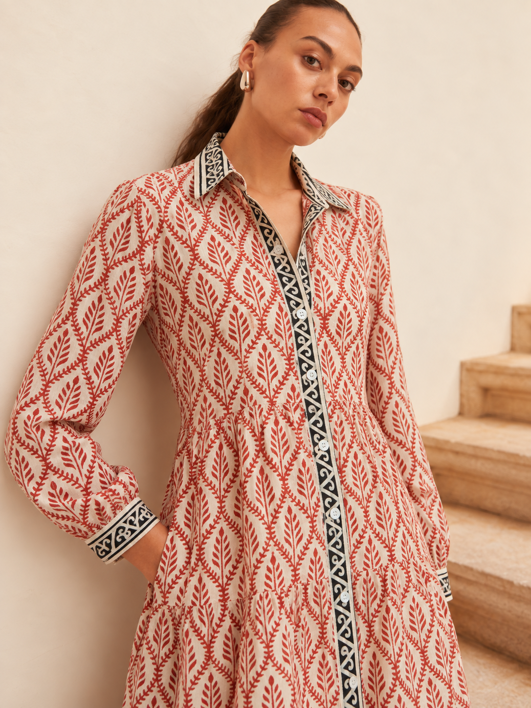Vestido Kea Afro Red