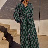 Vestido Delos Forest Green - Edición Limitada