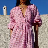 Iris ruched dress