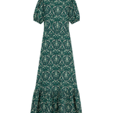 Green Damask Saler Dress
