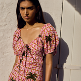 Pink Oasis Long Dress
